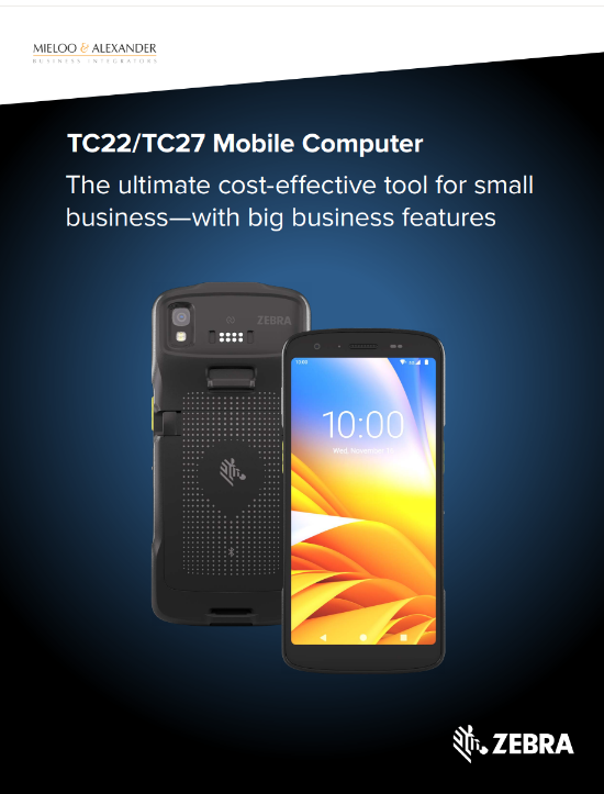 Meet the TC22 TC27 Mobile Computer